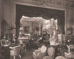 Das Wohnzimmer im Sandringham House, Norfolk, 1894 von Unbekannt