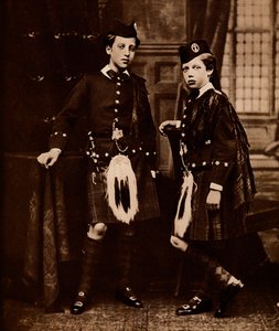 Der Duke of Clarence und König George von Unbekannt