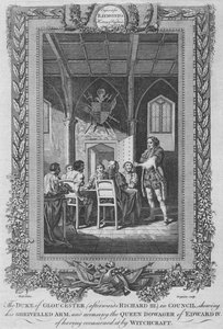 Der Herzog von Gloucester, später Richard III., im Rat, um 1787 von Unbekannt