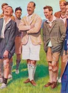 Der Herzog von York, später George VI, im Jungenlager des Herzogs von York