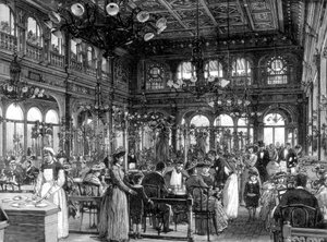 Das Duval-Restaurant am Quai de Billy, Paris, 1889 von Unbekannt