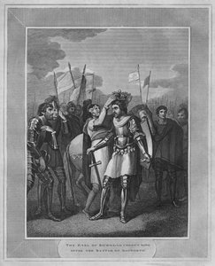 Der Earl of Richmond wird nach der Schlacht von Bosworth zum König gewählt