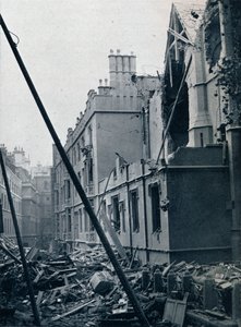Das Ostende der Middle Temple Hall, 1941 von Unbekannt