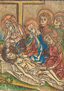 Die Einbalsamierung Christi, um 1480-1490 von Unbekannt