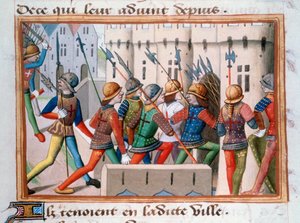 Die Engländer werden aus Paris vertrieben, April 1436, 1484 von Unbekannt