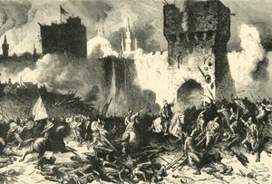 Der letzte Angriff auf Konstantinopel, 29. Mai 1453 von Unbekannt