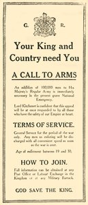 Die erste Werbung, ca. 1914, 1919