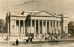 Das Fitzwilliam Museum, Cambridge, ca. 1835 von Unbekannt