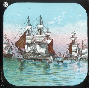 Die Flotte bei Spithead, 1853, ca. 1900