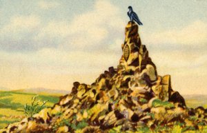 Das Fliegerdenkmal, Wasserkuppe, Hessen, Deutschland, 1932 von Unbekannt
