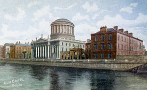 Die Vier Gerichte, Dublin, Irland, ca. 1900er-1920er Jahre