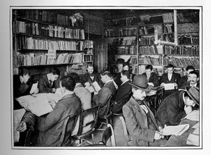 Die Freie Russische Bibliothek und Lesesaal, 15 Whitechapel Road, Stepney, London, ca. 1901