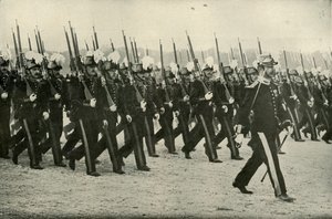 Der französische Offizier in der Ausbildung, 1919 von Unbekannt