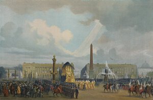 Der Trauerzug Napoleons auf dem Place De La Concorde, 15. Dezember 1840