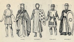 Die Galerie der britischen Kostüme: Kleidungsarten in der frühen Plantagenet-Zeit