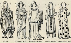 Die Galerie der britischen Kostüme: Was Männer und Frauen in der Zeit von Heinrich III. trugen, c1934