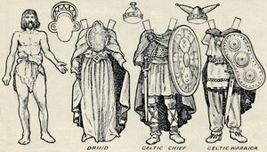 Die Galerie der historischen Kostüme: Was die Briten und Römer trugen, ca. 1934 von Unbekannt