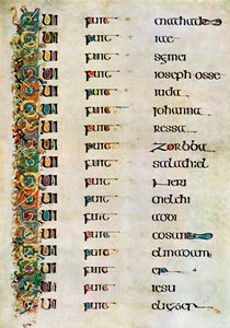 Die Genealogie Christi, 800 n. Chr., 20. Jahrhundert
