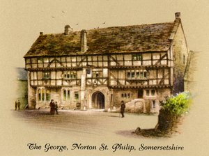 The George, Norton St. Philip, Somerset, 1936