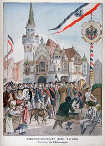 Der deutsche Pavillon auf der Weltausstellung 1900, Paris, 1900 von Unbekannt