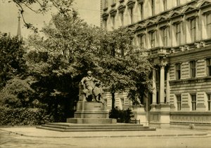 Das Goethe-Denkmal, Wien, Österreich, um 1935