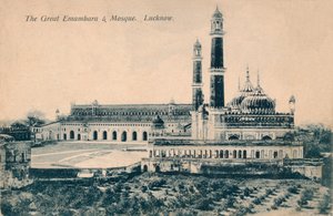 Das Große Emambara & Moschee. Lucknow, ca. 1900