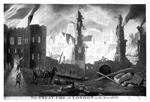 Der Große Brand von London im Jahr 1666, 19. Jahrhundert