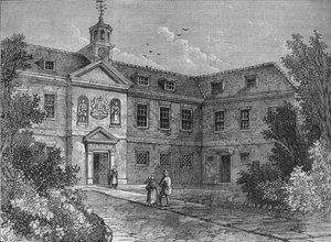 Die Grey Coat School, Westminster, London, um 1850, 1878