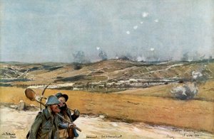 Die Hügel und das Fort von Douaumont, Verdun, Frankreich, 18. März 1916, 1926 von Unbekannt