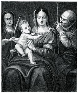 Die Heilige Familie mit der Heiligen Katharina, 1769, 1870