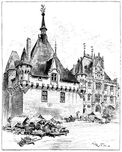 Das Rathaus, 1899 von Unbekannt