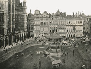 Das Hôtel de Ville, Brüssel, Belgien, 1895 von Unbekannt