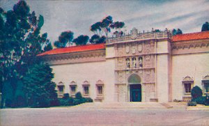 Das imposante Portal der Galerie der Schönen Künste, um 1935 von Unbekannt
