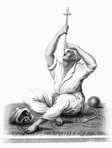 Der indische Jongleur, 1818 von Unbekannt