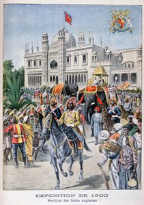 Der indische Pavillon auf der Weltausstellung 1900, Paris, 1900 von Unbekannt