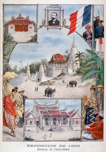 Der Indochina-Pavillon auf der Weltausstellung 1900, Paris