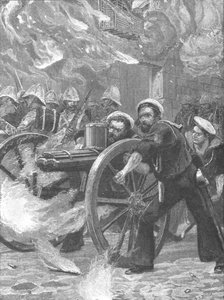 Der Aufstand unter Arabi Pascha, 1882: Die Matrosen räumen die Straßen..., 1901