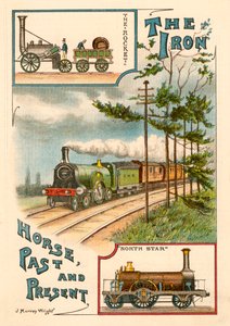 Das eiserne Pferd damals und heute, ca. 1900