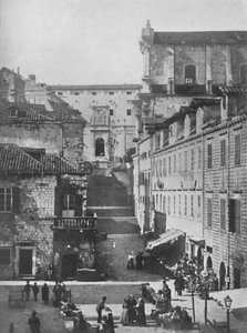 Die Jesuitenkirche und das Militärkrankenhaus, Ragusa, 1913 von Unbekannt