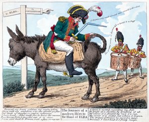 Die Reise eines modernen Helden zur Insel Elba, 1814