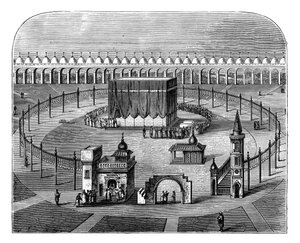 Die Kaaba, Mekka, Saudi-Arabien, ca. 1890