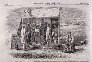 Das Kew-Heliograph wird bei einer Sonnenfinsternis-Expedition nach Spanien verwendet, 1860