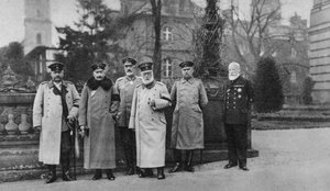 Der König von Bayern besucht das Hauptquartier der Kaiserlich Deutschen Armee, 1917 von Unbekannt