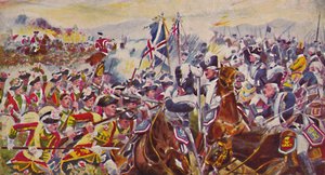 The Kings Own Yorkshire Light Infantry. Die Schlacht in den Rosenfeldern bei Minden, 1759, 1939 von Unbekannt