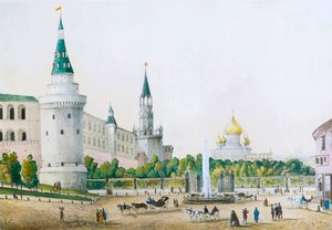 Der Kremlgarten, Moskau, Russland, ca. 1830er-1840er