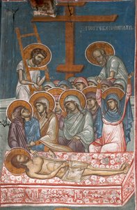 Die Beweinung Christi, ca. 1350 von Unbekannt