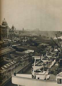 Die Anlegestelle in Liverpool, 1936 von Unbekannt