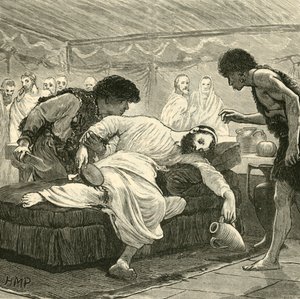 Das letzte Bankett von Sertorius, 1890 von Unbekannt