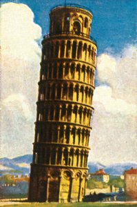 Der Schiefe Turm von Pisa, ca. 1928 von Unbekannt
