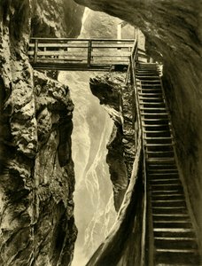 Die Liechtensteinklamm, Österreich, ca. 1935 von Unbekannt